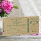 Einladungskarte Hochzeit Vintage Boarding Pass Petrol