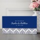 Einladungskarte Hochzeit "Eleganter Liebesbrief" royalblau