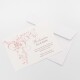 Save the Date Karte Hochzeit Blumenranken rosé online selbst gestalten