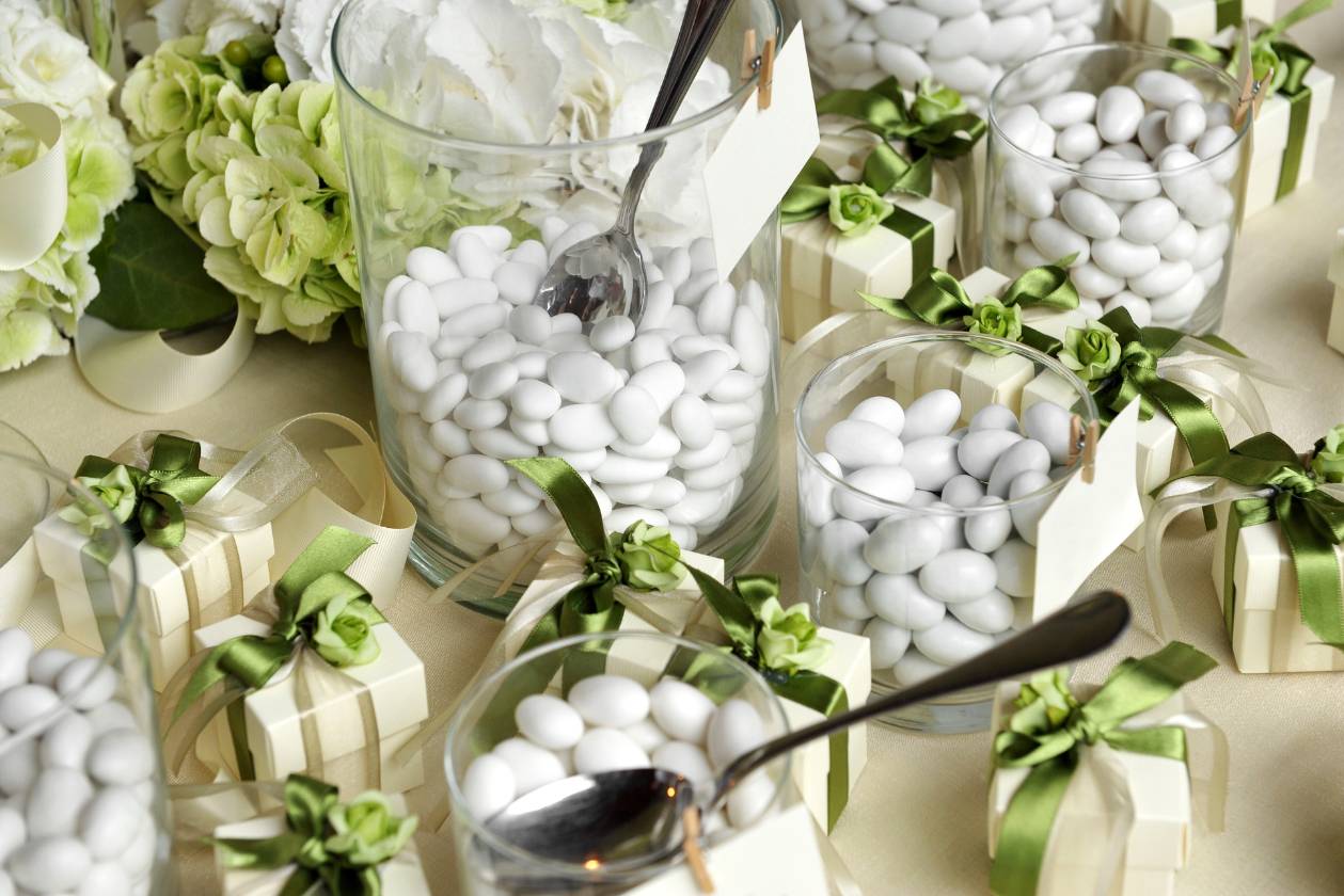 Hochzeitsmandeln sind ein traditionsreiches Gastgeschenk zur Hochzeit